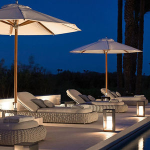 Outdoor Leisure <b>Bed</b> Patio Villa Woven Rope Garden Villa Swimming Pool Outdoor Rattan Lazy <b>Single</b> <b>Bed</b> Furniture - Product Image 3