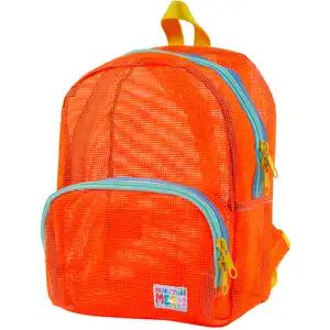 高品质新款彩色网眼背包游泳旅行沙滩书包户外笔记本背包