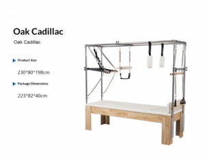 <span class=keywords><strong>Cama</strong></span> de Pilates Multifuncional 3 en 1, Mesa de Trapecio de Madera para Pilates, Equipo de Entrenamiento de Core para Estudio de Yoga Comercial - Product Image 4