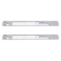 Autocollants graphiques découpés sur mesure en polycarbonate ODM, étiquettes adhésives sérigraphiées, plaques signalétiques personnalisées pour équipements industriels