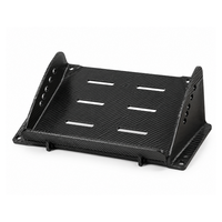 Support de pédalier universel en fibre de carbone sèche 3K personnalisé pour simulateur de course, pont de montage universel en sergé 3K pour cockpit