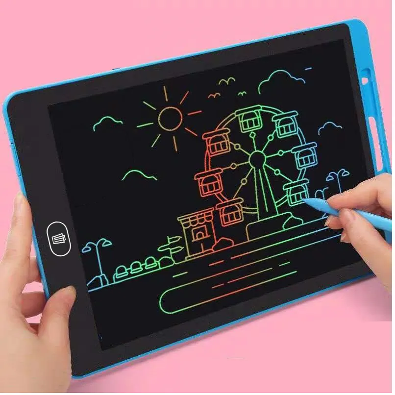 Tablet, tablet para escrita lcd com stylus tela de 12 polegadas ótima presente para criança crianças usado como escritório quadro negro