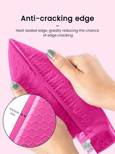 Precio al por mayor de fábrica Sobres acolchados con burbujas Kraft con autosellado Rosa Bolsas de envío <span class=keywords><strong>para</strong></span> embalaje - Product Image 4
