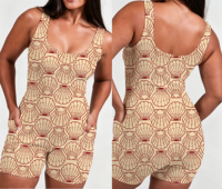 Maillot de bain une pièce pour femme adulte, motif Hawaï personnalisé, été, haute élasticité, sans manches, bikini