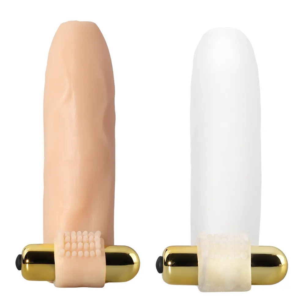 Vibrator Condom Sex Toy For Couple Flirting Adult Product