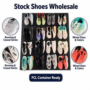 Chaussures de randonnée Vibram confortables d'occasion pour la revente – Vente de liquidation en gros de surplus – Chaussures unisexes pour la vente en gros par conteneur - Product Image 1