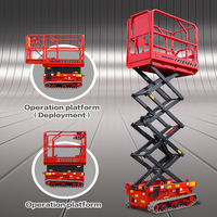 Plataforma de Trabajo Aérea Económica de Alta Calidad, Elevador de Tijera de 6M, 8M, 10M, 12M, 14M, 16M