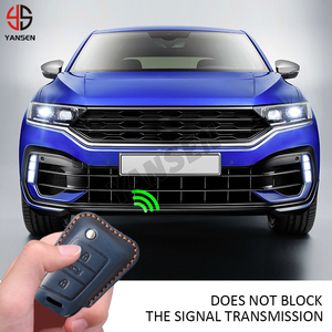 Custodia chiave per auto in pelle 2025 per <span class=keywords><strong>Skoda</strong></span> superba A7 <span class=keywords><strong>Kodiaq</strong></span> Seat Tiguan <span class=keywords><strong>Skoda</strong></span> Octavia <span class=keywords><strong>accessori</strong></span> per la protezione del telecomando - Product Image 3