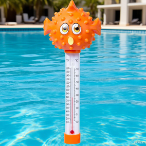 Thermomètre <span class=keywords><strong>de</strong></span> piscine flottant portable en plastique écologique et sûr, en forme d'animal <span class=keywords><strong>de</strong></span> dessin animé, fabriqué en usine OEM - Product Image 4
