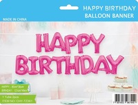 Ballons en aluminium avec lettres de joyeux anniversaire, 1 pièce, décoration de fête pour enfants