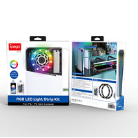 Kit de bande lumineuse LED RVB Lampe d'ambiance de décoration d'hôte pour console de jeu PS5 Slim/Pro