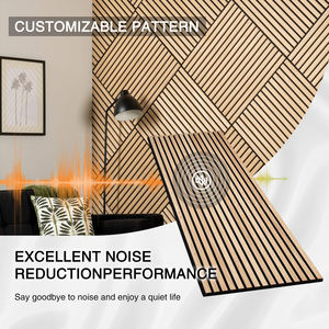 Vente directe d'usine Panneau acoustique de réduction du bruit élégant écologique pour cinéma église bureau maison - Product Image 2