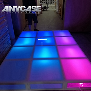 ANYCASE RGBW Plug in Power Folding Dance Party pantalla LED pista de baile acrílico Lumo LED escenario para eventos - Product Image 6