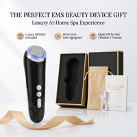 Appareil facial avancé à marque privée OEM, appareil de sculpture du visage, masseur chaud/froid, appareil de soin de la peau du visage, produit de beauté de luxe