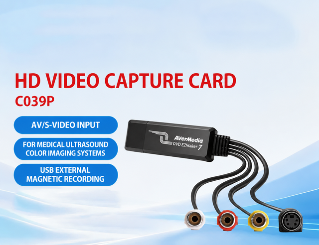 EZMake C039 USB Video Capture Card for Drone UAV Aerial Camera System Live Broadcast Video Conference PAL NTSC Converter