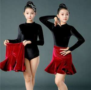 전문 프린지 라틴 댄스 스커트 세트 인기있는 삼바 룸바 댄스 술 디자인 저렴한 차차 댄스 원피스 경쟁 - Product Image 6