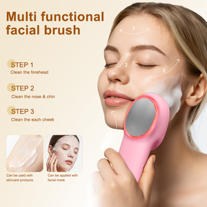 <span class=keywords><strong>Brosse</strong></span> <span class=keywords><strong>nettoyante</strong></span> sonique de luxe OEM/ODM pour le <span class=keywords><strong>visage</strong></span>, nettoyage en profondeur des pores, élimination des points noirs, rechargeable USB-C, étanche - Product Image 2