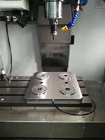 Plaque de centrage A-ONE - Quatro 3A-110007 en acier non trempé, solution d'alignement pneumatique pour machines EDM/CNC/tournage/meulage