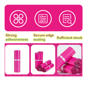 Wholesale 38x52cm 100 Piece pink thick express bag clothing <b>logistics</b> waterproof self-adhesive <b>packaging</b> bag for clothing - Product Image 2