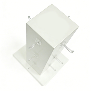 <strong>Acrylic</strong> Rotating Four-sided Jewelry <strong>Storage</strong> Rack Necklace Display Stand Craft Showcase Earring Card Stand - Product Image 5