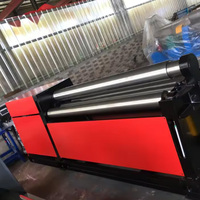 Machine de pliage à trois rouleaux hydraulique CNC automatique 12*2000mm Moteur pour tôles en acier inoxydable, acier au carbone, aluminium, PVC