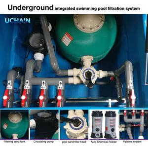 Pompe et filtre pour <span class=keywords><strong>piscine</strong></span> enterrée commerciale, filtre pour <span class=keywords><strong>piscine</strong></span> enterrée avec <span class=keywords><strong>système</strong></span> <span class=keywords><strong>de</strong></span> dosage - Product Image 2