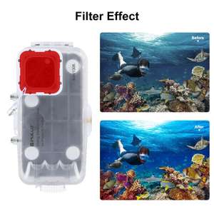 Новый стиль для <span class=keywords><strong>iPhone</strong></span> 16 Pro Max PULUZ 40 м/130 футов Водонепроницаемый чехол для дайвинга Фото Видео подводный корпус чехол для телефона - Product Image 1