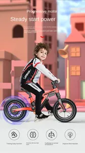 24V 250W 12 "motore Brushless alimentato a batteria al litio per bambini che vanno in bicicletta a velocità singola bicicletta da 12 pollici per bambini Balance bike