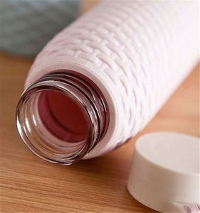 Nueva Botella de Agua de Vidrio Colorida de 310 ml, Botella de Agua de Vidrio con Funda de Silicona - Product Image 3