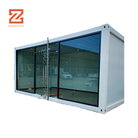 Maison préfabriquée de luxe personnalisée 20 pieds 40 pieds Conteneur plat Maisons modulaires Installation facile Matériau en acier pour la vente d'utilisation d'hôtel