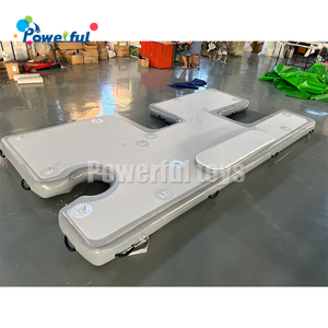 Inflatable t-hình dạng máy bay phản lực trượt tuyết Dock nổi nền tảng nước chơi nổi - Product Image 3