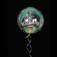 Globos Bobo Transparentes Impresos de 20 Pulgadas al por Mayor, Globos de Burbuja Transparentes para Regalos, Decoraciones para Fiestas de Cumpleaños