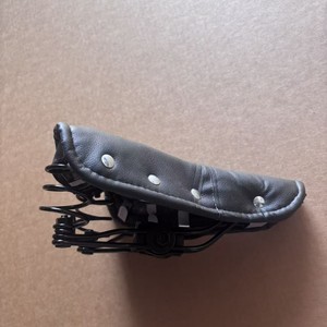 Selle de vélo vintage en cuir noir, siège de vélo de montagne unisexe pour adultes - Product Image 2