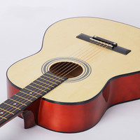 30 Inch Acoustic Guitar Rounded Body Basswood String Acoustic Guitar