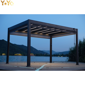 YOUYA Tailles personnalisées Pergolar bioclimatique en aluminium Luxe 3*3/3*<span class=keywords><strong>6</strong></span>/ 4x6 Pergola de jardin extérieur pour <span class=keywords><strong>piscine</strong></span>/cour - Product Image 5
