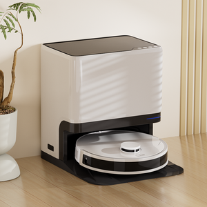 Robot Aspirador Inteligente con Filtro Autovaciable, Función de Limpieza en Seco y Húmedo, Aspiradora Automática para Garaje con Mopa, Enchufe EU/US - Product Image 2