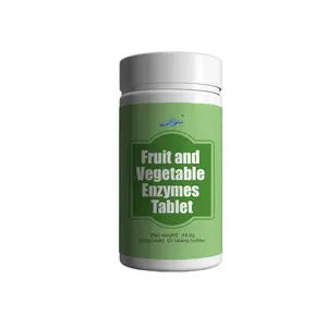 Biocaro Custom Voedingssupplement Verbeteren Spijsvertering Kauwtablet Slanke Dieetpillen Fruit Groente Enzymen Gewichtsverlies Tablet
