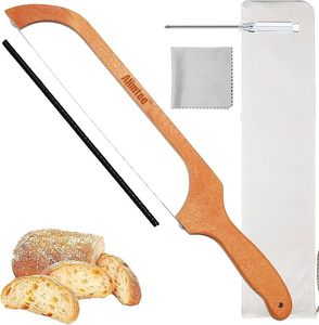 Cuchillo para Pan <span class=keywords><strong>de</strong></span> Acero Inoxidable con Hoja Serrada, Certificado LFGB, con Mango <span class=keywords><strong>de</strong></span> Madera FSC, Herramienta Profesional para Panaderos, Libre <span class=keywords><strong>de</strong></span> BPA, para el <span class=keywords><strong>Mercado</strong></span> <span class=keywords><strong>de</strong></span> la UE - Product Image 1