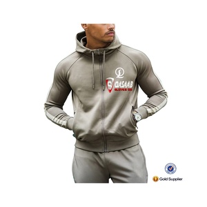 Sweat-shirt décontracté d'automne et d'hiver, surdimensionné, chaud, pour l'extérieur, coupe ajustée, pour la salle de sport, entraînement, sweat-shirt avec deux poches - Product Image 1