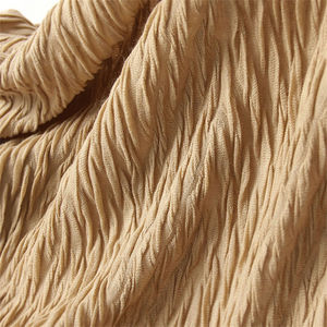 قماش جاكار بتجعد مزدوج بمقياس السمك OEM ODM قماش قطن 340gsm نسيج مجعد - Product Image 5