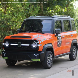 Coche eléctrico barato de baja velocidad con apariencia de tanque, cabina cerrada, 4 asientos, SUV eléctrico para viajes por el campo. - Product Image 5