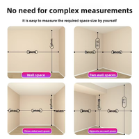 Porte-vêtements sur pied télescopique, barre de suspension simple pour vêtements, idéal pour la maison, la chambre ou le dressing