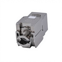 Módulo de blindaje K&R CAT6A, módulo de información de red CAT6A sin cables, categoría ultra-6, 10 gigabits, modelo blanco K&R-CAT6A