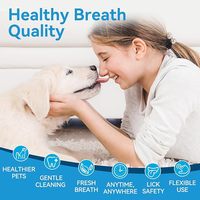 60 lingettes humides douces OEM pour le soin dentaire des animaux de compagnie, nettoyage des dents à domicile, exclusivement pour les soins des animaux