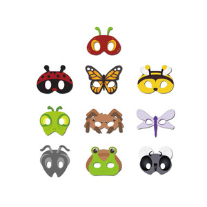 Jungle Wild Animal Paper <strong>Mask</strong> Park Theme Kindergarten Game Activity Animal <strong>Masks</strong> Lion <strong>Tiger</strong> Party Decoration - Product Image 2
