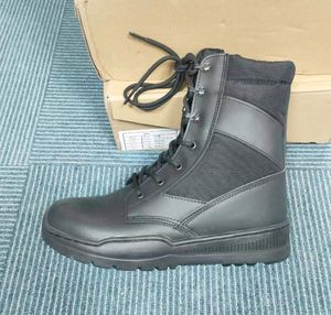 Botas Tácticas Ligeras Negras TSB0104 con Costuras Reforzadas y Suelas de PU - Product Image 4