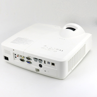 Projecteur holographique 3D FLYIN 5000 lumens, courte portée, 3LCD HD pour les entreprises et l'éducation, théâtre de cartographie 7D