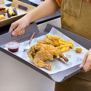 Papier alimentaire jetable imperméable et résistant à la graisse, biodégradable, écologique, recyclable, avec logo personnalisé, enduit de PE, qualité alimentaire - Product Image 6