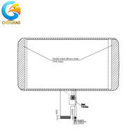 Module d'affichage tactile TFT IPS haute luminosité 1200 nits lisible au soleil 1024x600 7 pouces avec rétroéclairage LED -20~+70°C Température de fonctionnement RGB