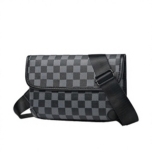 Bolso Bandolera de Gran Capacidad, Estilo Vintage y Moderno para Hombre, de Cuero PU de Alta Calidad, Impermeable - Product Image 1